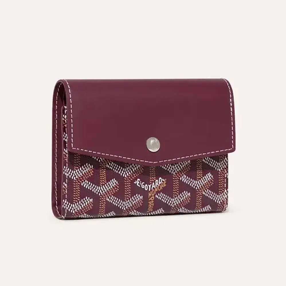 Goyard Saint Gabrie Wallet for Unisex in Maroon