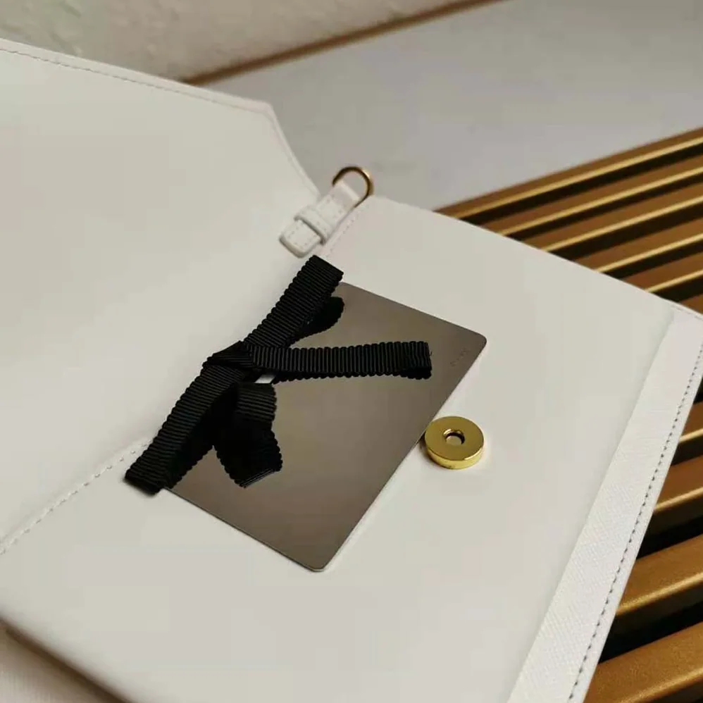Prada Ladies Saffiano Leather Mini Bag in White Prada Ladies Saffiano Leather Mini Bag in White