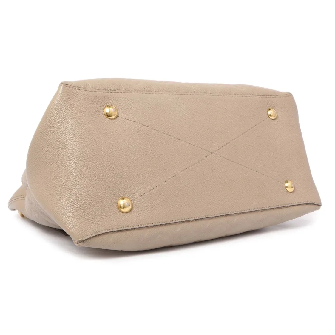 Louis Vuitton Maida Hobo Bag / Beige Monogram Empreinte Gold Hardware
