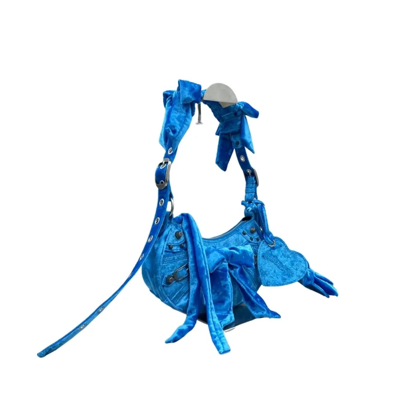 Balenciaga Le Cagole XS Shoulder Bag Blue /