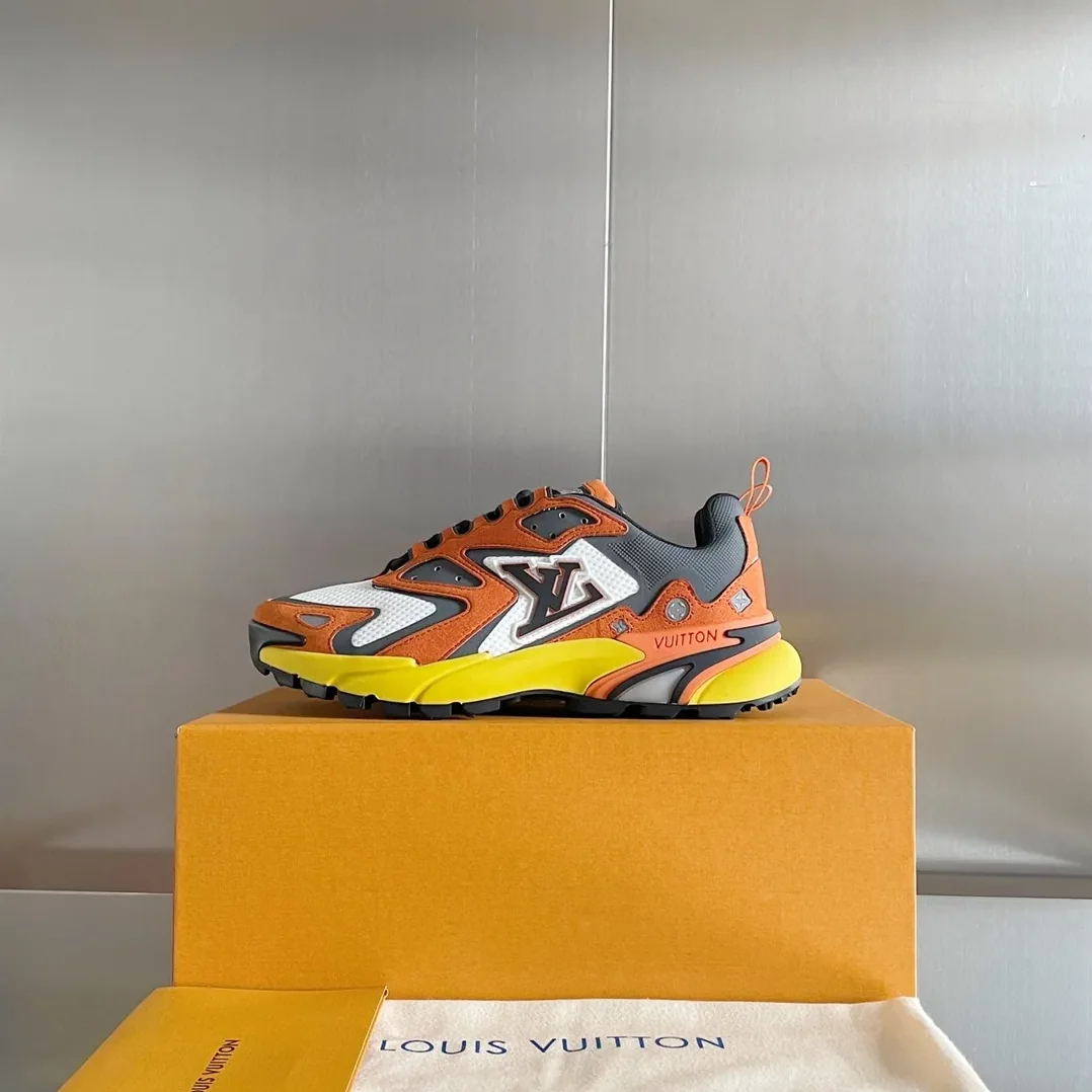 Louis Vuitton LV Runner Tatic Sneaker Orange for Men Louis Vuitton LV Runner Tatic Sneaker Orange for Men