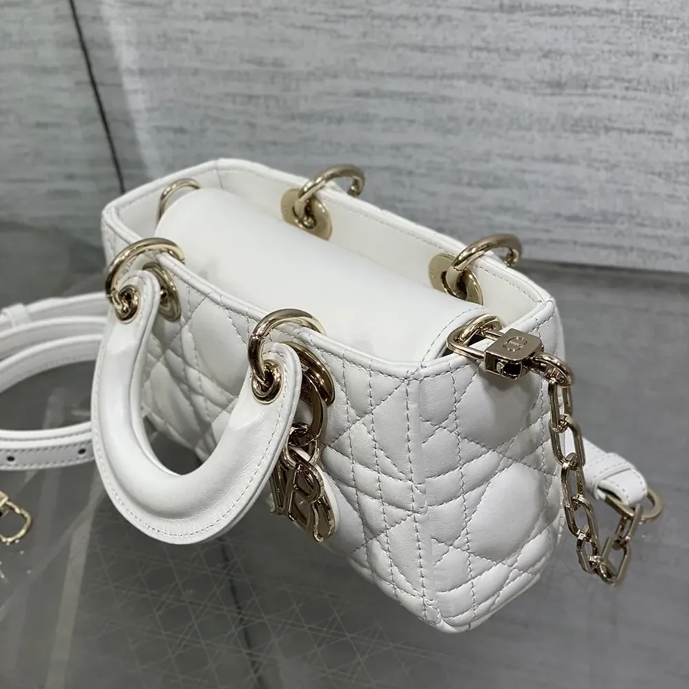 Dior Lady D-Joy Micro Bag Latte Cannage Lambskin for Women