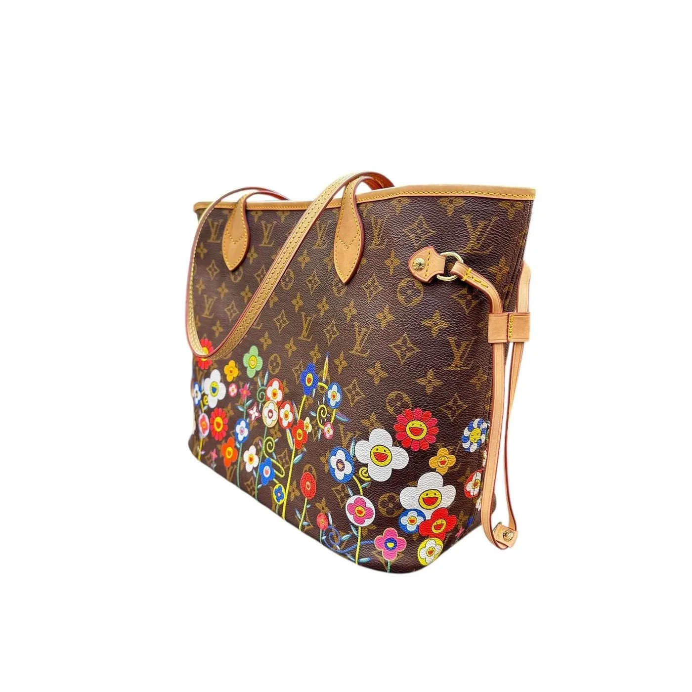 Floral Monogram Neverfull MM Tote Bag | Urban Valore