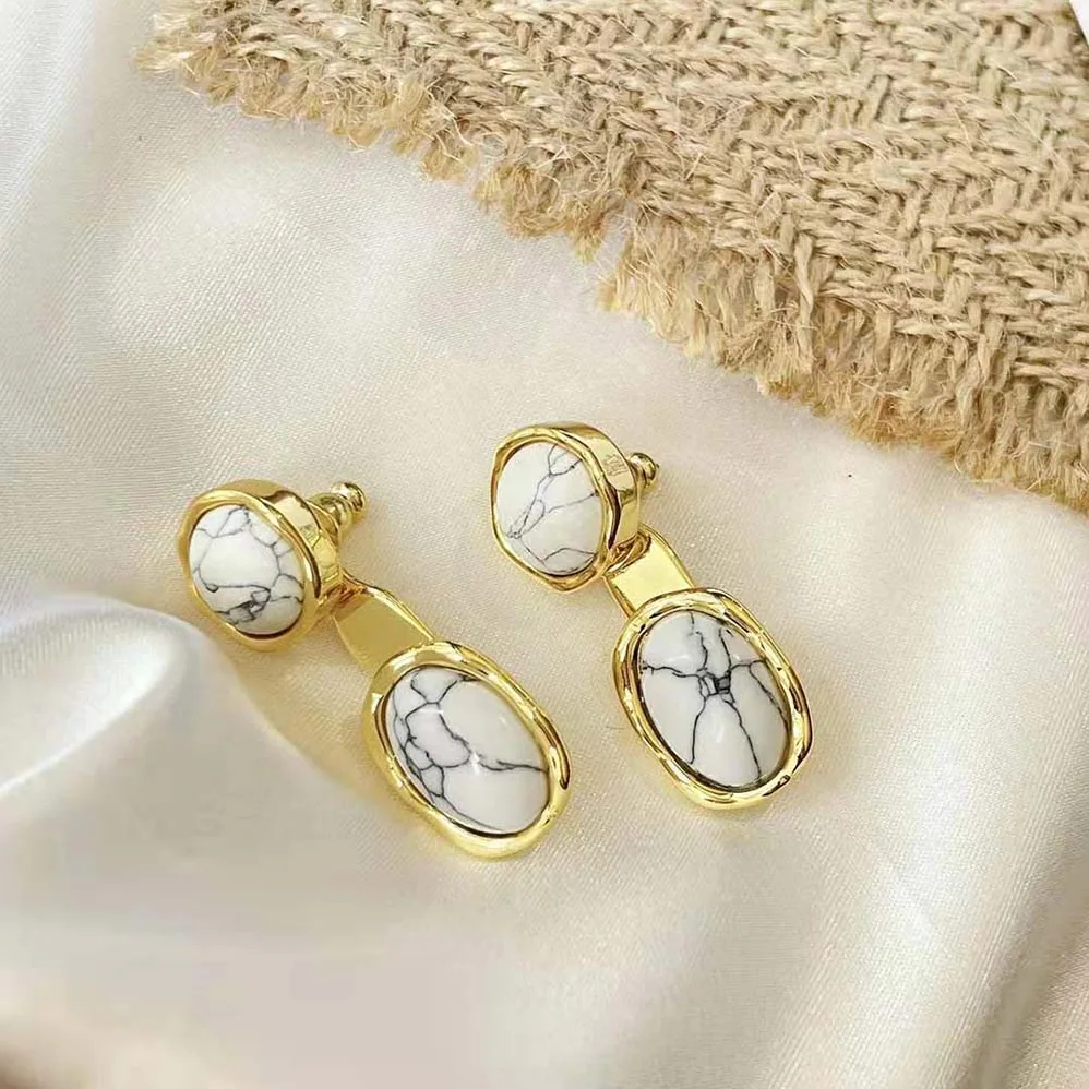 Loewe Double Tree Earrings in Metal and Resin for Women Loewe Double Tree Earrings in Metal and Resin for Women