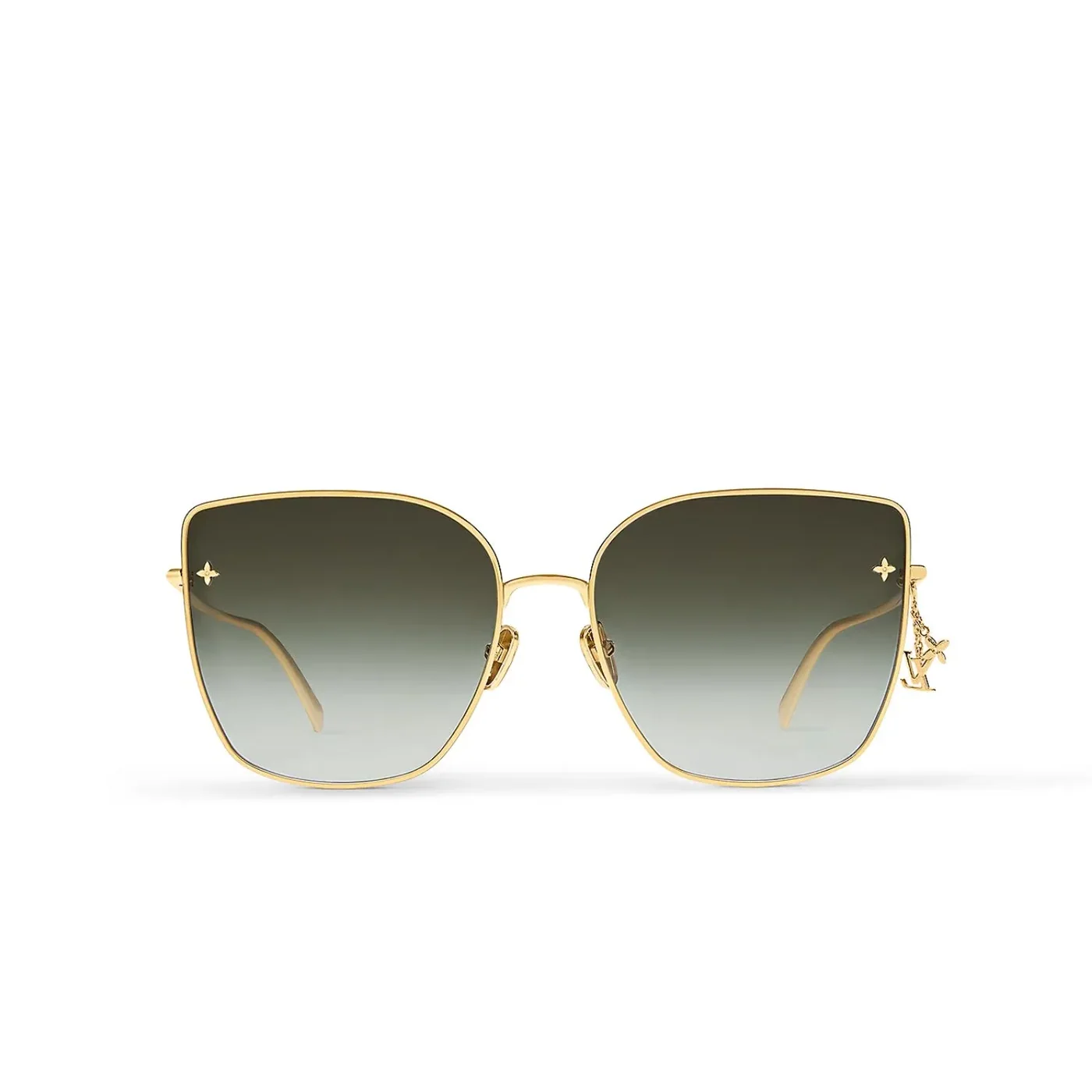 Louis Vuitton Charm Cat Eye Sunglasses Gold Louis Vuitton Charm Cat Eye Sunglasses Gold