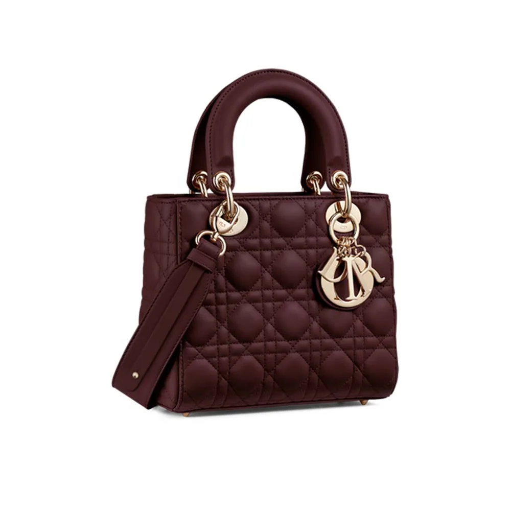 Dior MY ABCDIOR Lambskin Bag for Women in Maroon Dior MY ABCDIOR Lambskin Bag for Women in Maroon