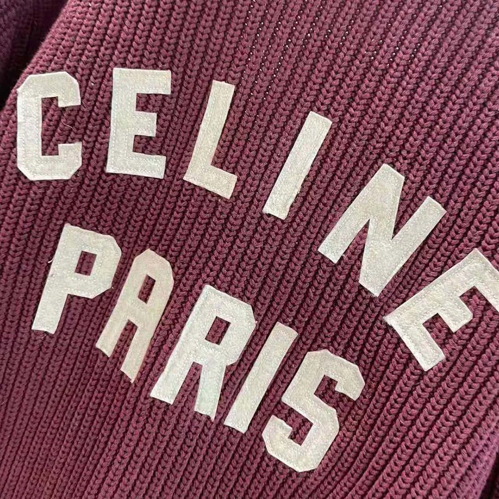 Celine College Cardigan in Cotton for Men
