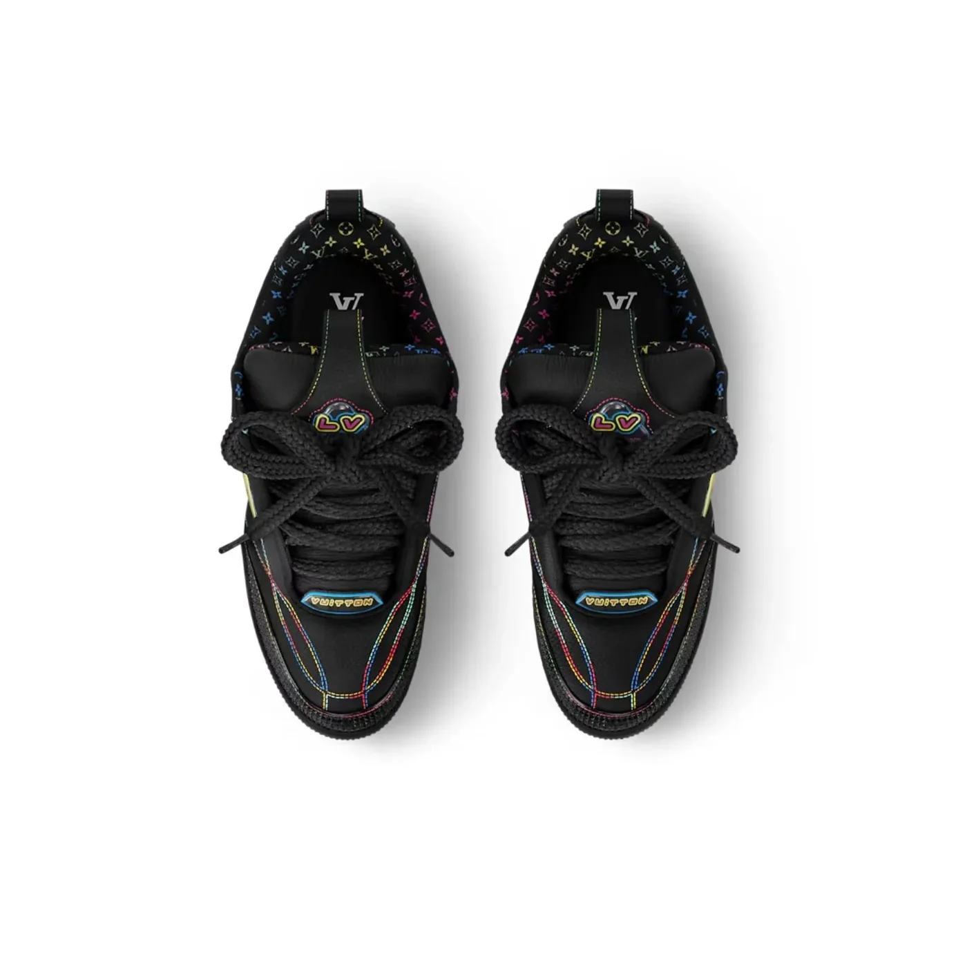 Louis Vuitton Skate Sneaker Black - 1AH599 Louis Vuitton Skate Sneaker Black - 1AH599