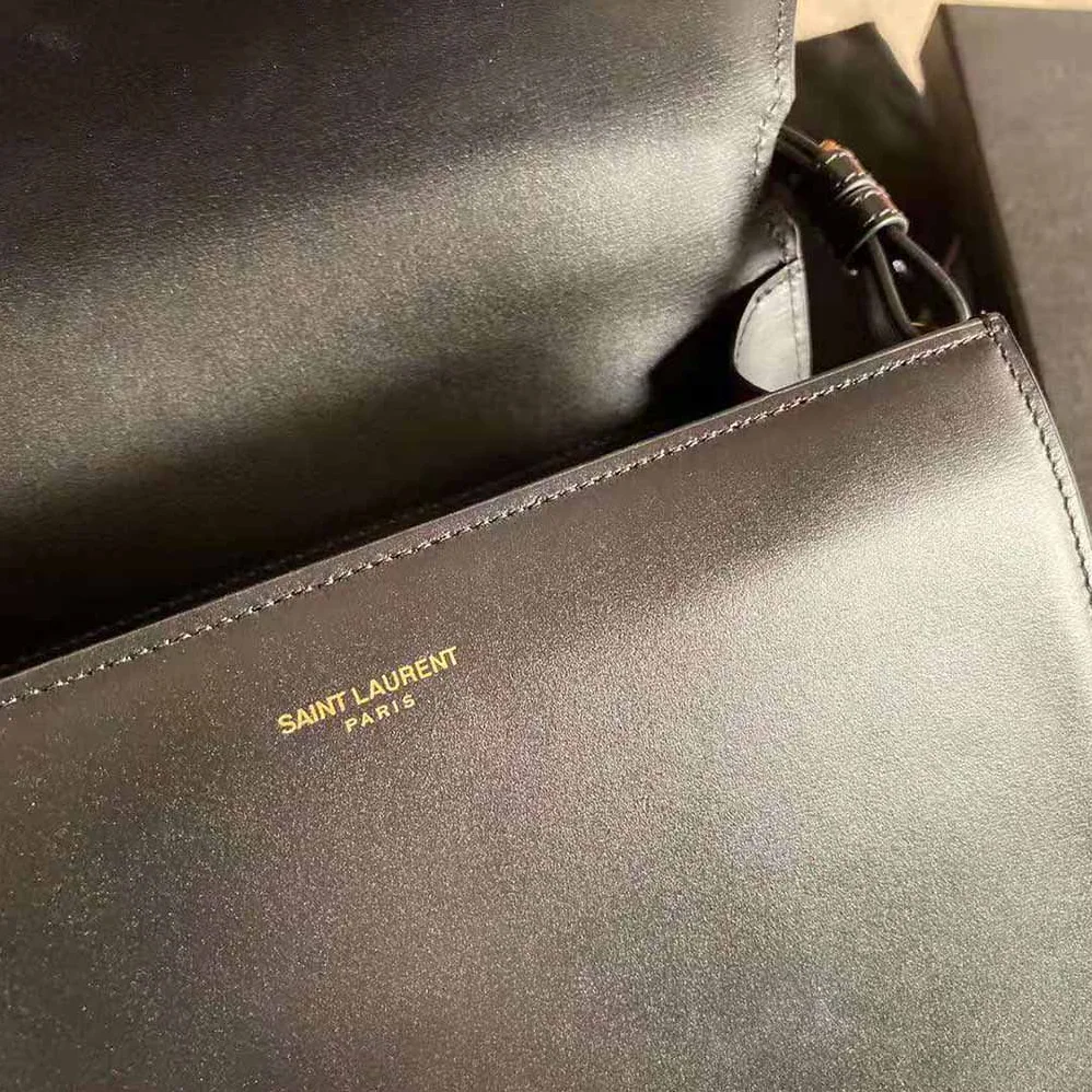 Saint Laurent YSL Cassandra Top Handle Medium Bag in Grain DE Poudre Embossed Leather for Women in Black Saint Laurent YSL Cassandra Top Handle Medium Bag in Grain DE Poudre Embossed Leather for Women in Black