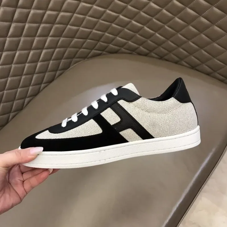 Hermes Boomerang Sneaker Beige in Black Hermes Boomerang Sneaker Beige in Black