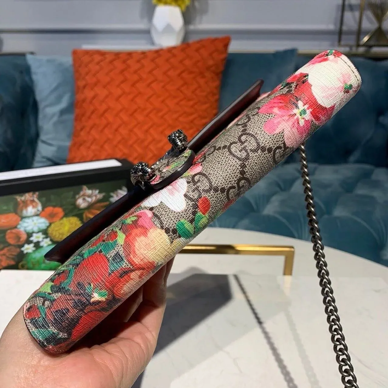 Gucci Floral WOC Dionysus Shoulder Bag Multicolor /