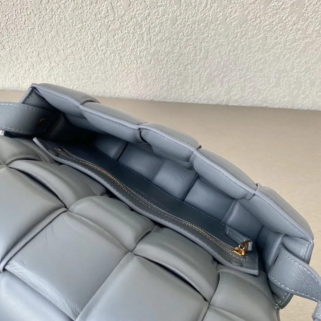 Bottega Veneta Padded Cassette Gray Bottega Veneta Padded Cassette Gray