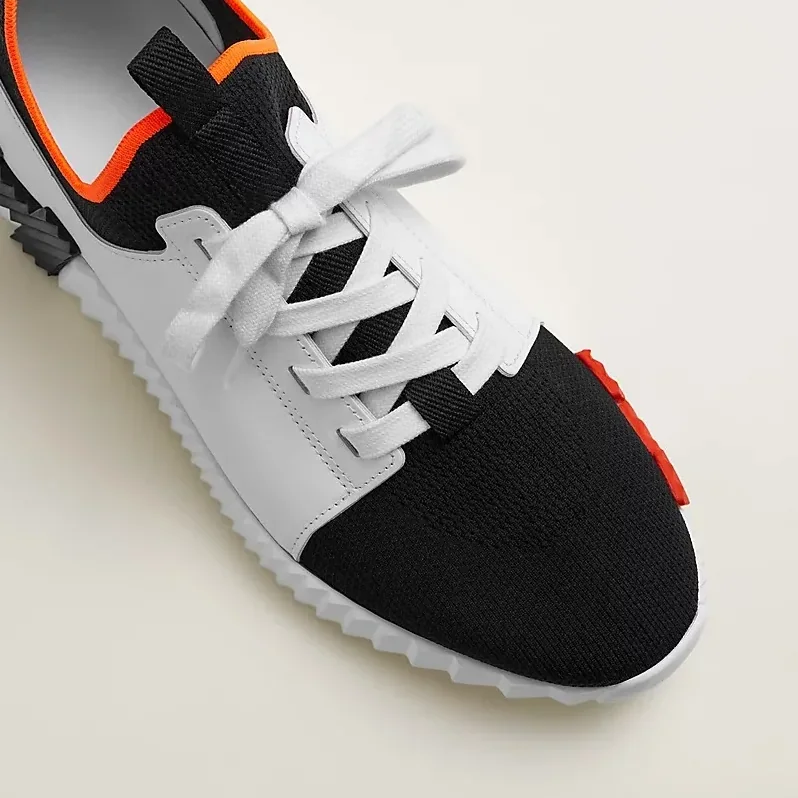 Hermes Depart Slip in On Sneakers Noir/ Blanc Hermes Depart Slip in On Sneakers Noir/ Blanc