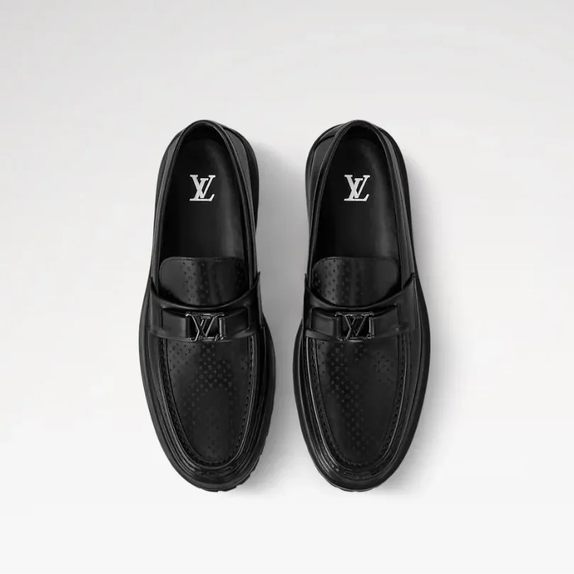 Louis Vuitton Major Loafer Black 1AHRF8 Louis Vuitton Major Loafer Black 1AHRF8