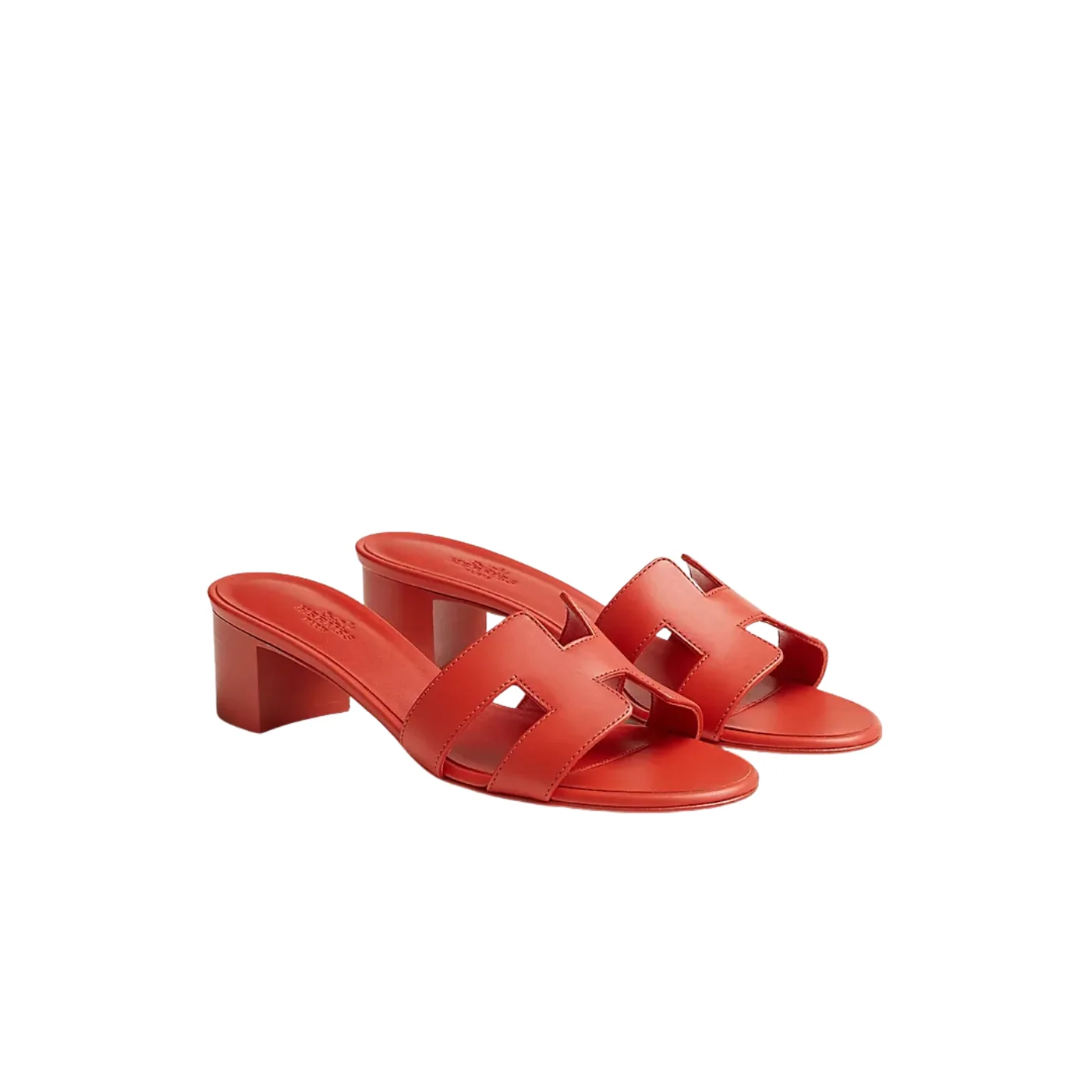 Hermes Oasis Sandals Orange Capucine 7K340