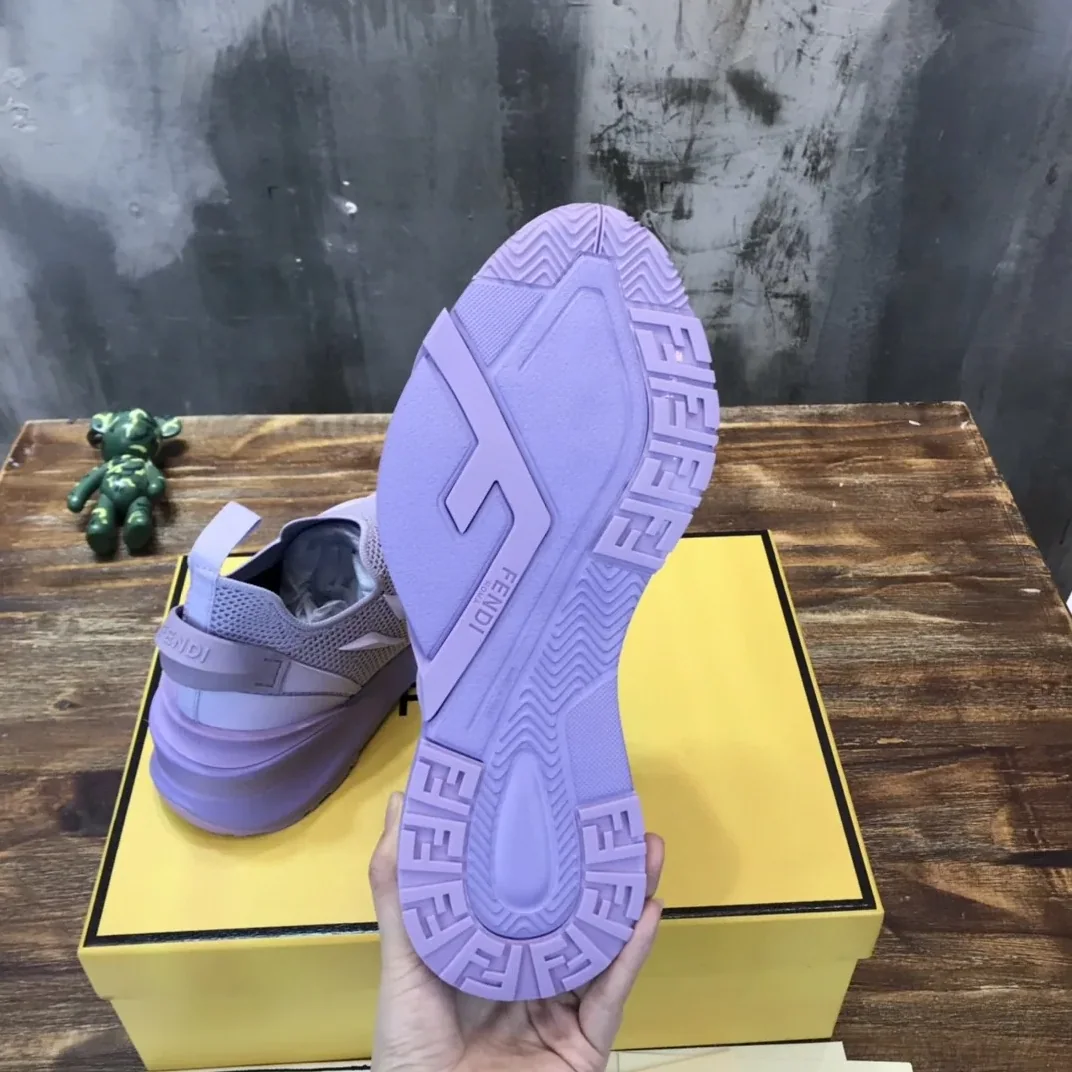 Fendi Flow Purple Sneakers 7E1504AHI8F1GB9 Fendi Flow Purple Sneakers 7E1504AHI8F1GB9