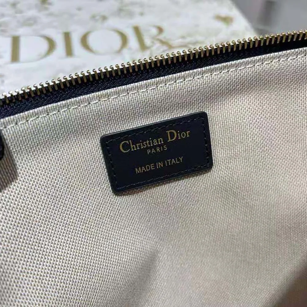 Dior Diortravel Travel Kit Blue Dior Oblique Jacquard for Unisex