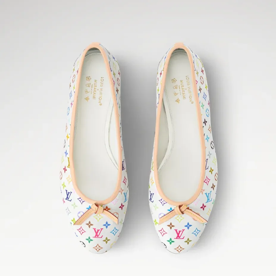 Louis Vuitton LV x TM Darling Ballerina White 1AJQVC Louis Vuitton LV x TM Darling Ballerina White 1AJQVC