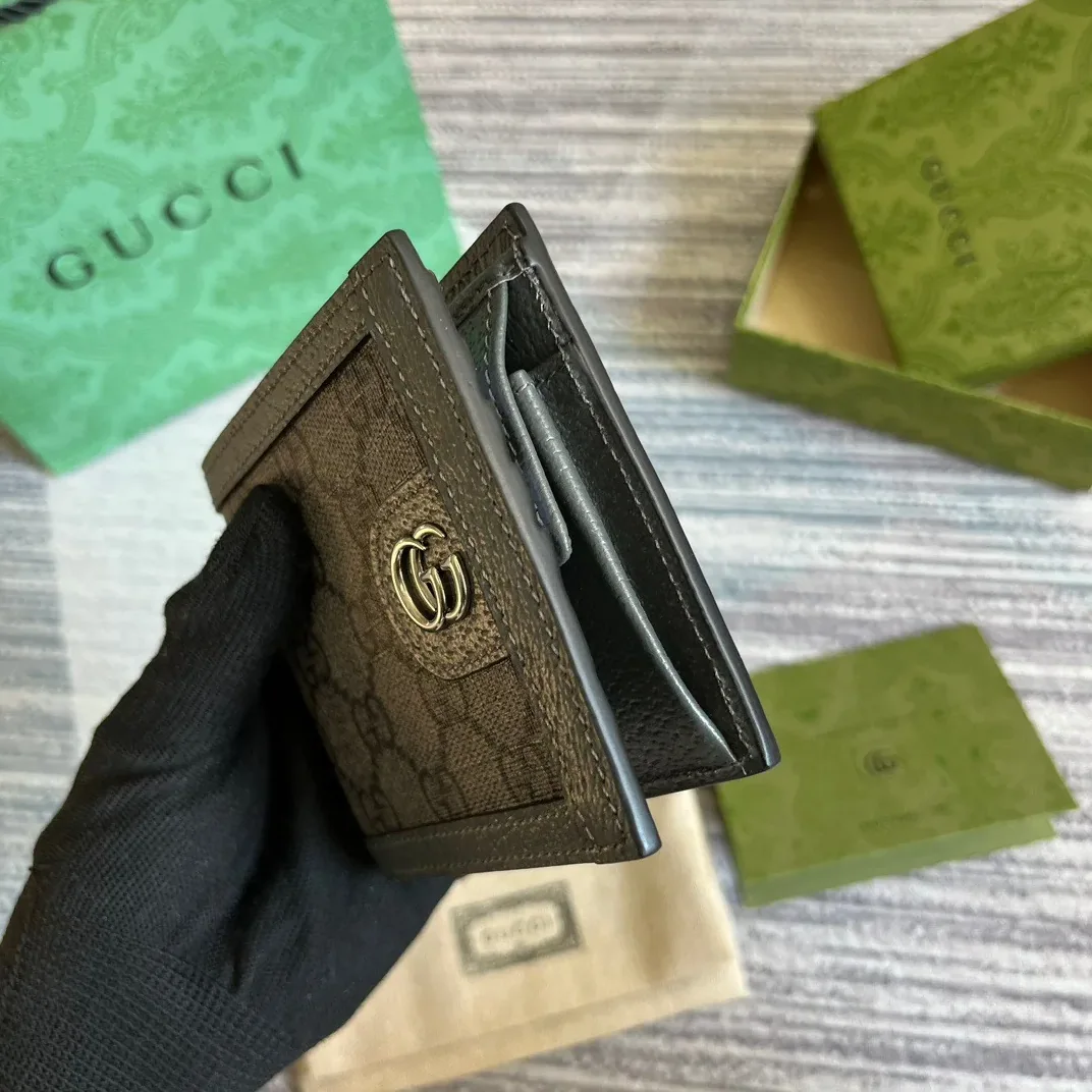 Gucci Ophidia Wallet Supreme Canvas Grey / Gucci Ophidia Wallet Supreme Canvas Grey /