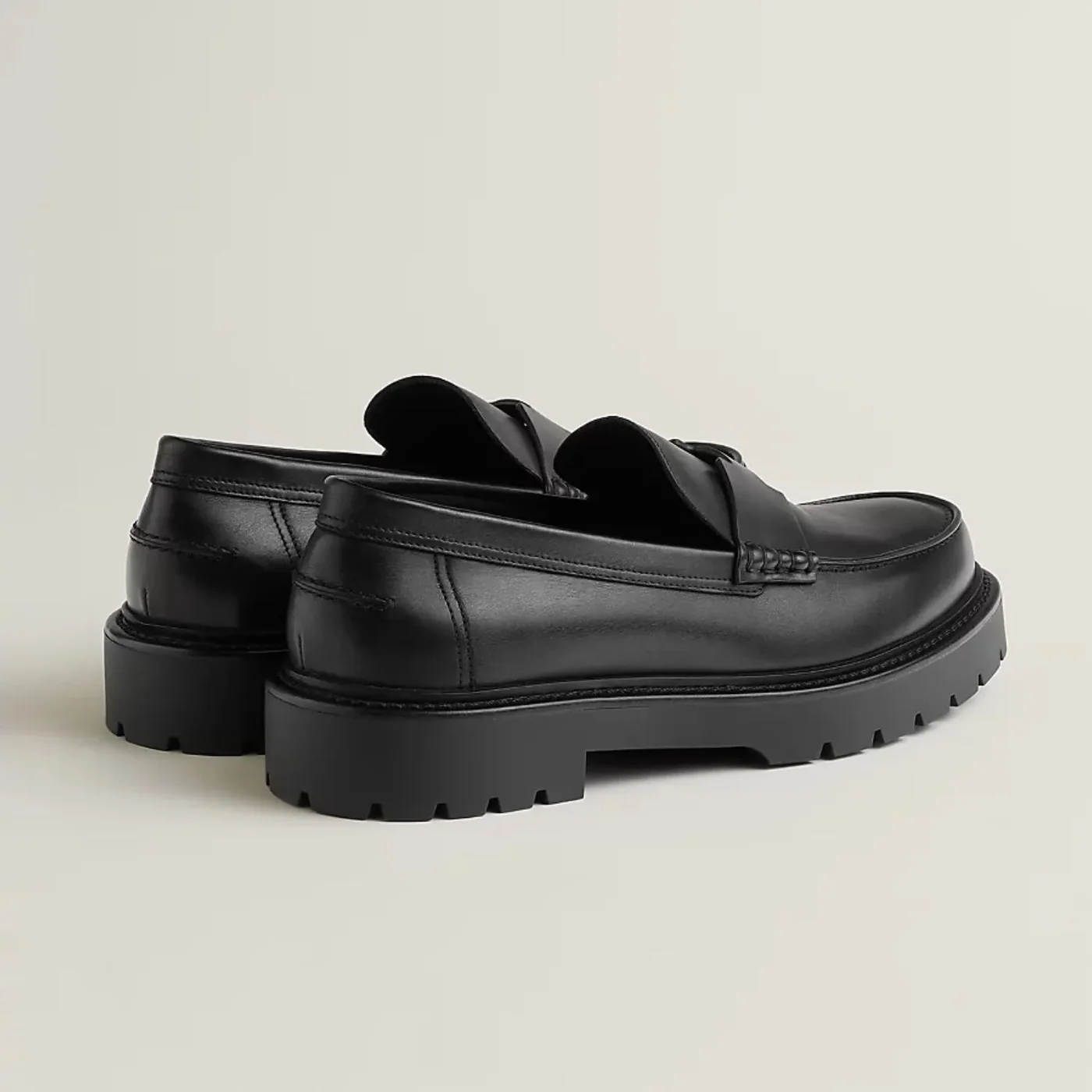Hermes Klement Loafers Noir