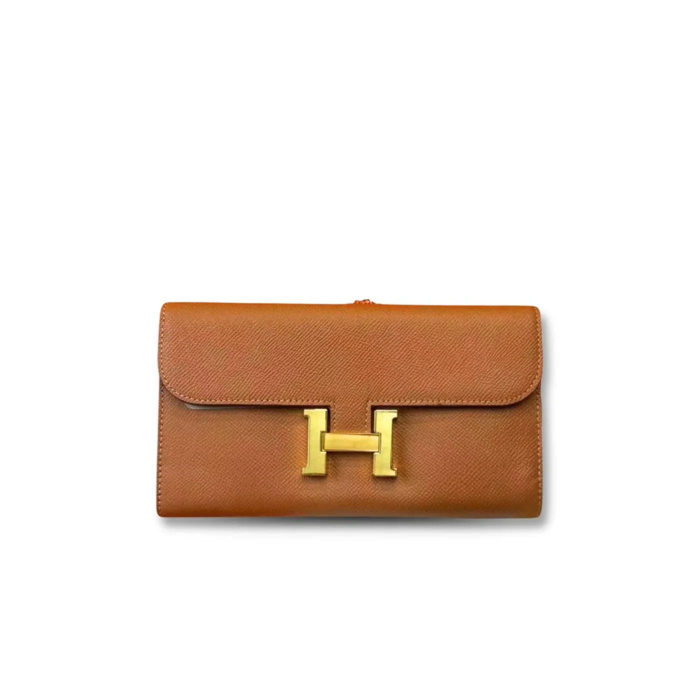 Hermes Constance Epsom Long To Go Wallet Brown /