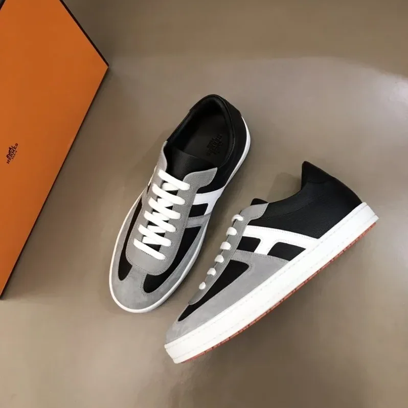 Hermes Boomerang Sneaker Black in Grey Hermes Boomerang Sneaker Black in Grey