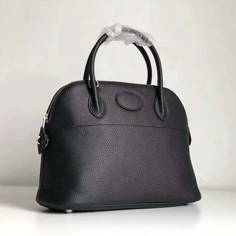 Hermes Bolide 31 bag in Taurillon Clemence Leather for Women in Black Hermes Bolide 31 bag in Taurillon Clemence Leather for Women in Black