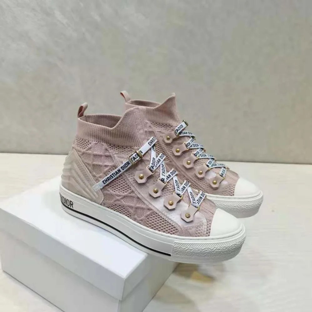Dior Walk'n'dior Sneaker Pink Cannage Technical Mesh for Women