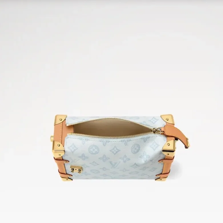 Louis Vuitton Side Trunk MM Monogram Origine Bleu Courrier /