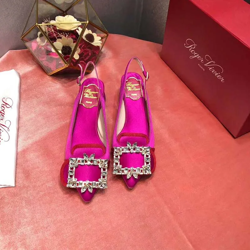 Roger Vivier Broche Vivier Sling Back Pumps 45mm Heel for Women