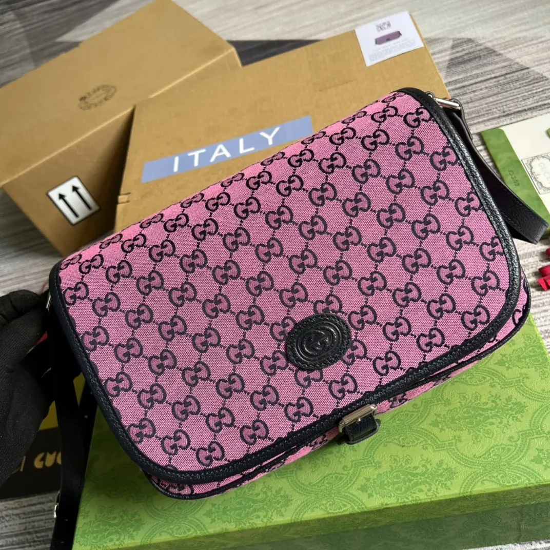 Gucci Gucci Childrens GG Multicolor Messenger Bag / Gucci Gucci Childrens GG Multicolor Messenger Bag /