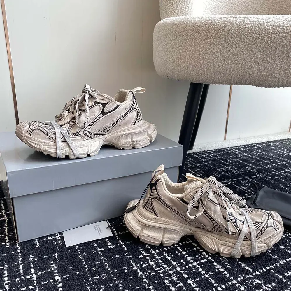 Balenciaga 3XL Sneaker in Beige Mesh and Polyurethane for Unisex