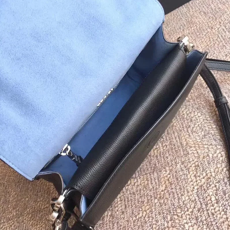 Prada Etiquette Bag in Calf Leather for Women in Blue Prada Etiquette Bag in Calf Leather for Women in Blue