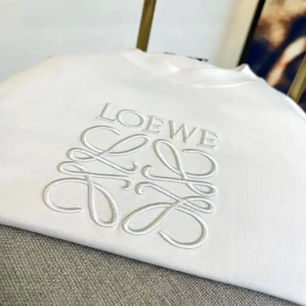Loewe Oversize fit T-shirt in Cotton for Men in White