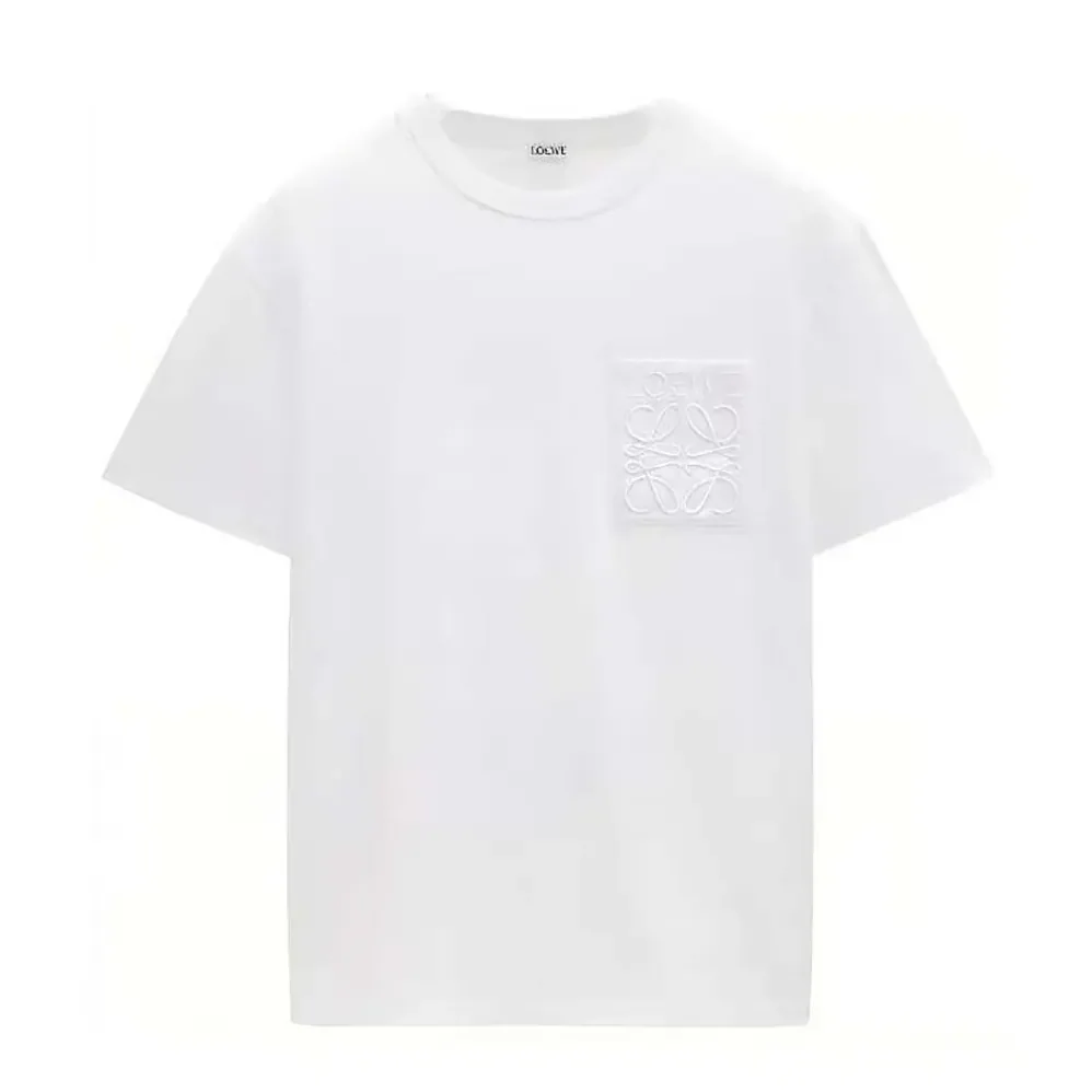 Loewe Relaxed Fit T-shirt in Cotton for Men in White Loewe Relaxed Fit T-shirt in Cotton for Men in White