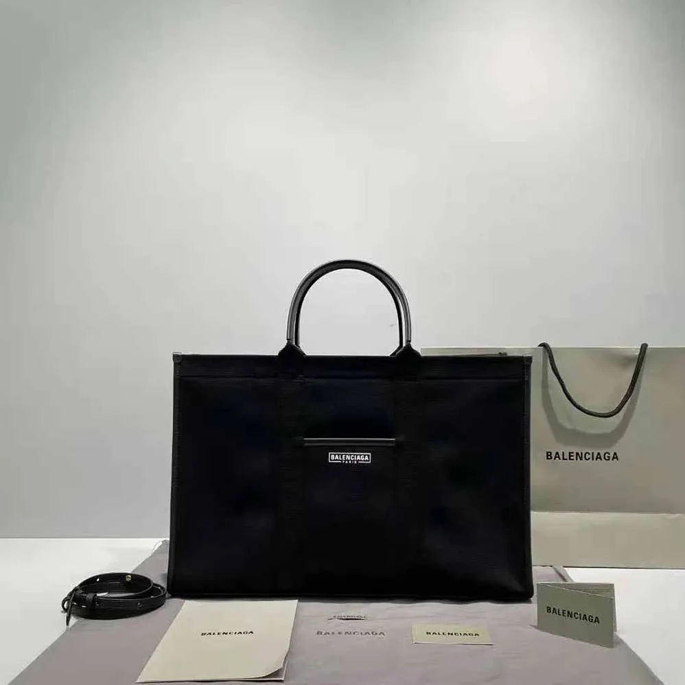 Balenciaga Hardware Large Tote Bag for Women in Black