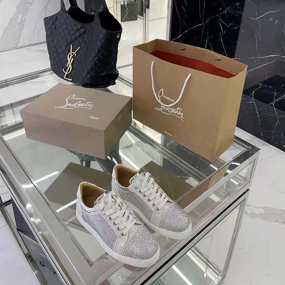 Christian Louboutin Louis Junior Strass for Men in White