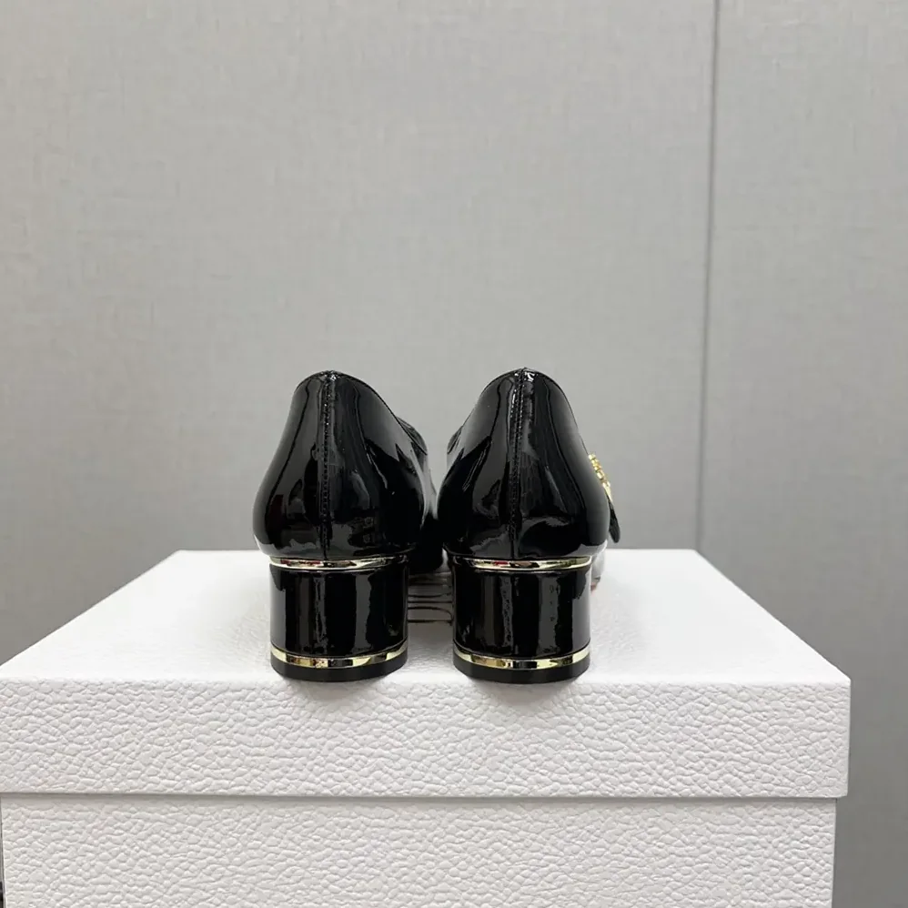 Dior Miss Dior Pump Black Patent Calfskin for Women Dior Miss Dior Pump Black Patent Calfskin for Women