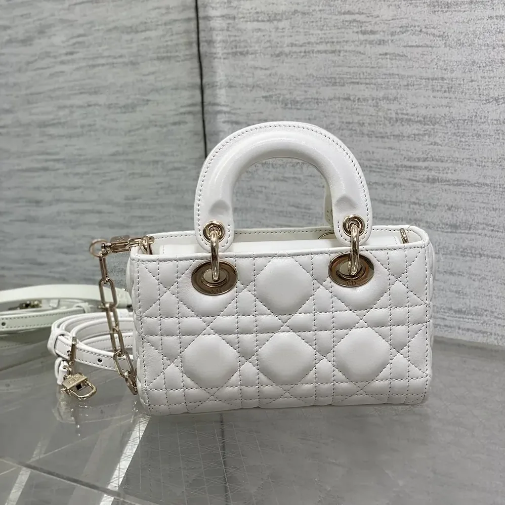 Dior Lady D-Joy Micro Bag Latte Cannage Lambskin for Women