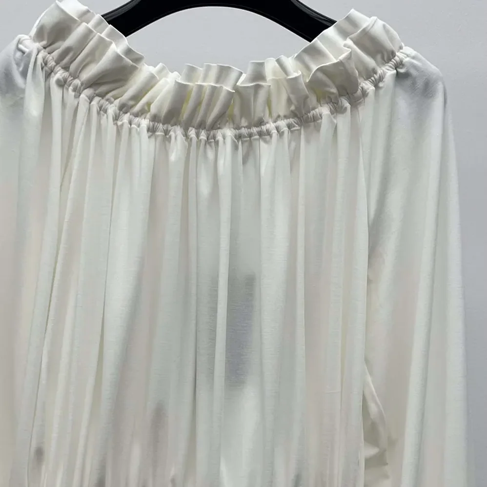 Celine Gathered Dress in Jersey for Women Celine Gathered Dress in Jersey for Women
