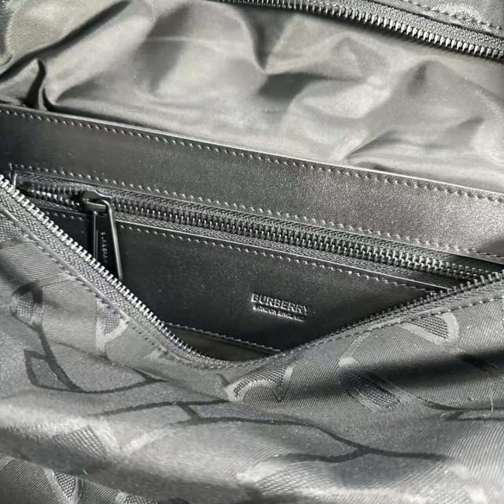Burberry Orville Backpack with Raised Burberry Lettering at Front for Men in Black Burberry Orville Backpack with Raised Burberry Lettering at Front for Men in Black