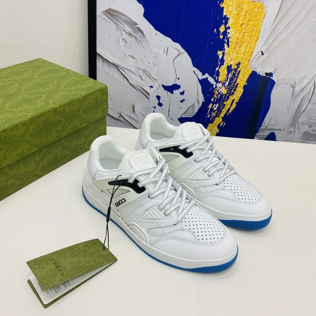 Gucci Gucci Basket Sneaker By Fabrics White for Women