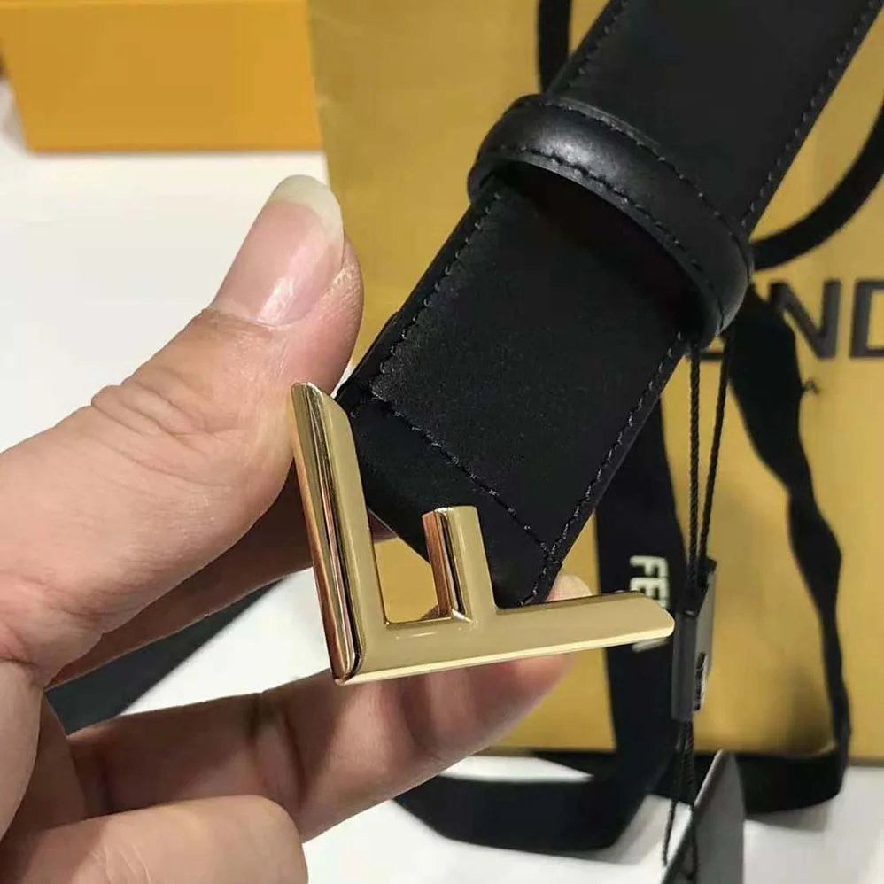 Fendi Black Leather Belt for Women Fendi Black Leather Belt for Women