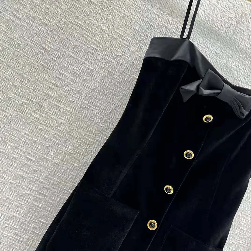 Miu Miu Velvet Short Dress for Women