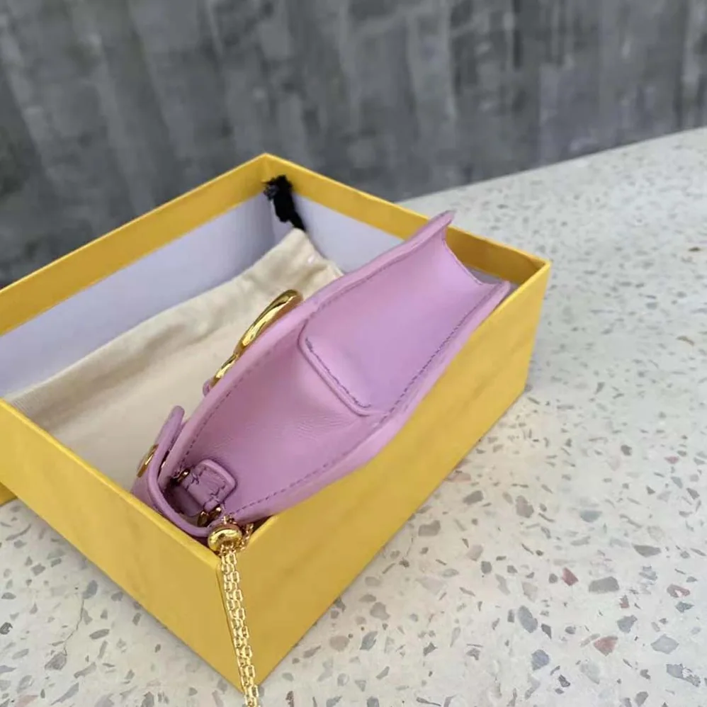 Fendi Pico Peekaboo Charm Light Pink Nappa Leather Charm for Women