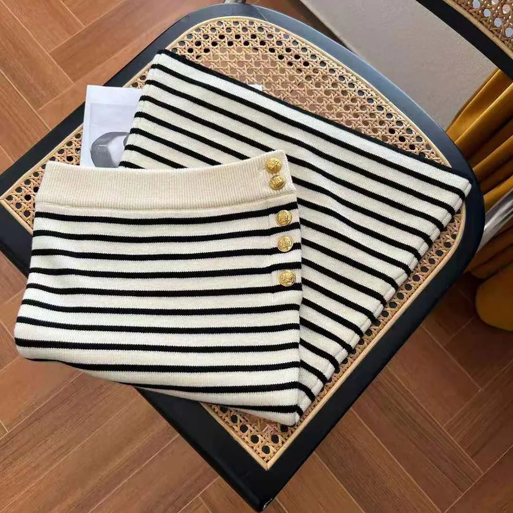 Celine Bandeau Dress in Striped Wool for Women in White Celine Bandeau Dress in Striped Wool for Women in White