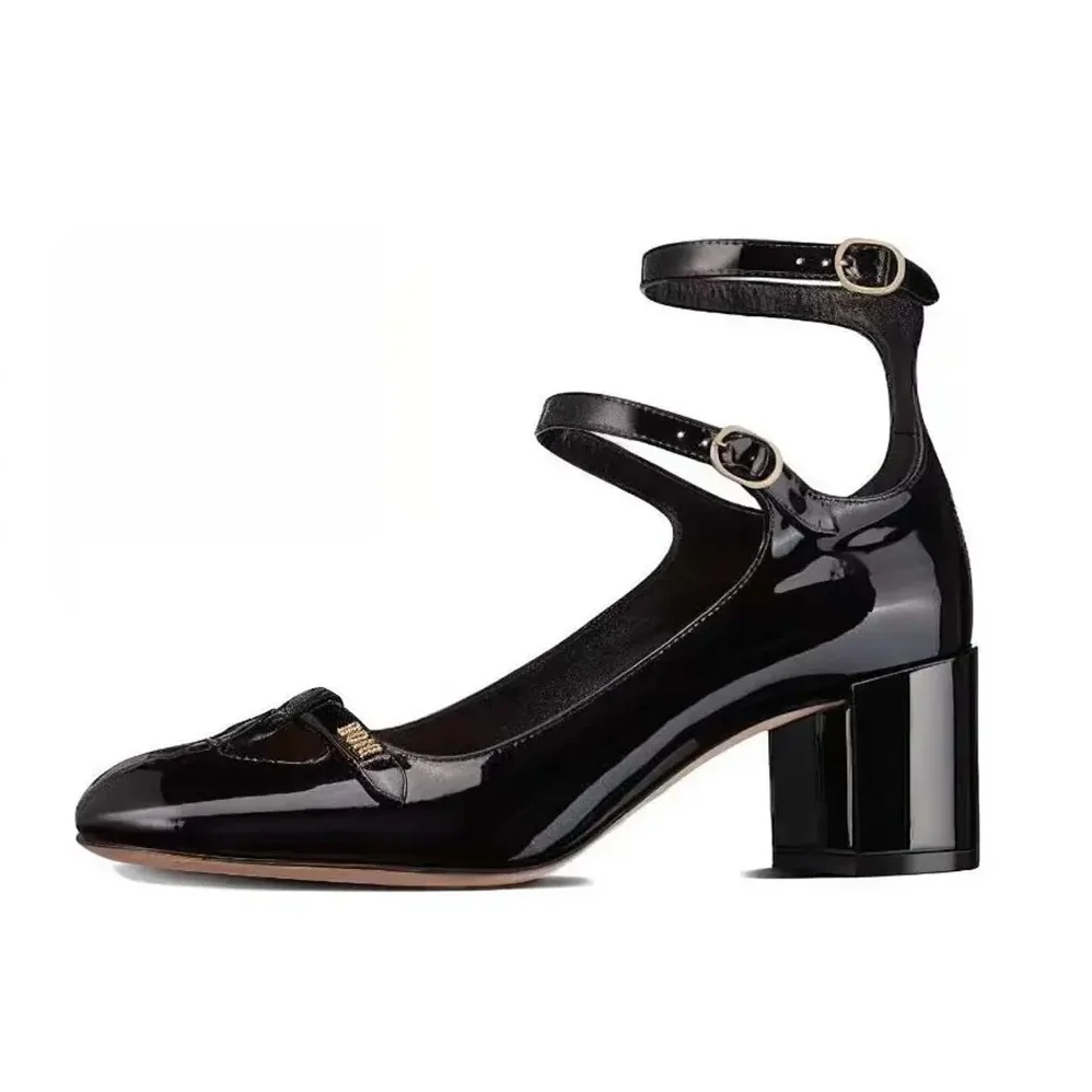 Dior Aime Dior Pump Black Patent Calfskin for Women