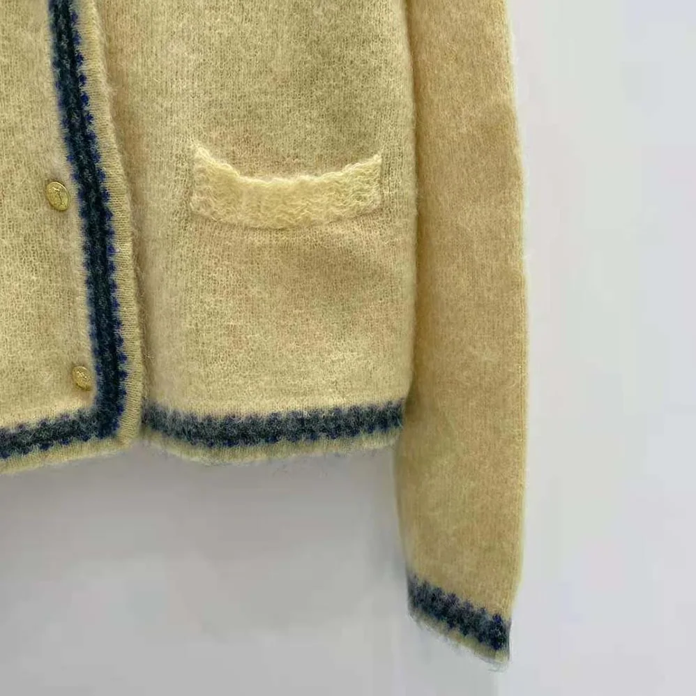 Celine Cardigan Jacket in Mohair for Women Celine Cardigan Jacket in Mohair for Women
