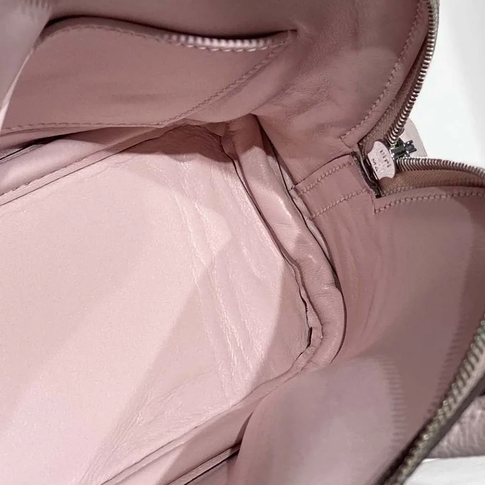 Hermes Bolide 1923 Bag in Epsom Calfskin for Unisex in Pink