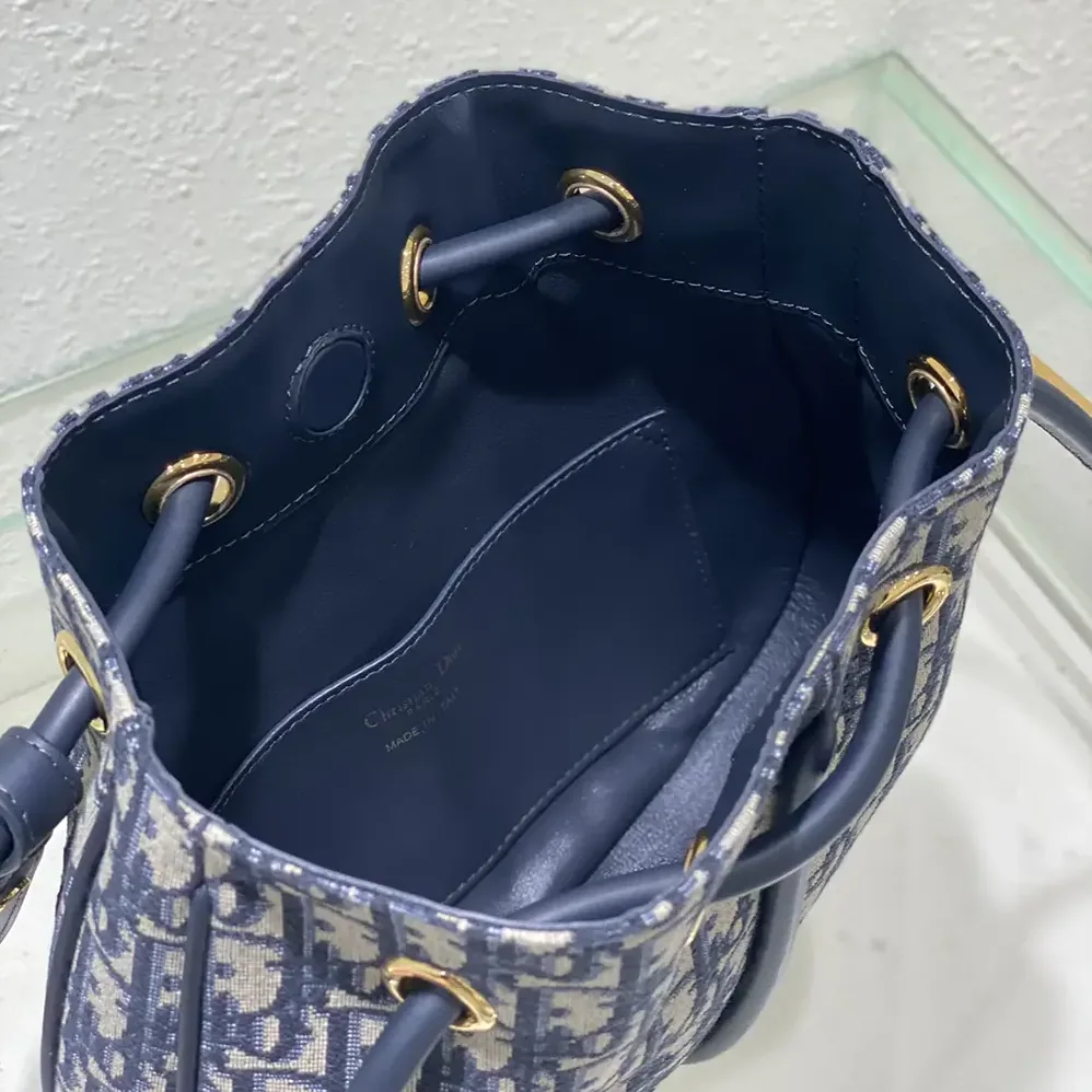 Dior Medium Dior Nolita Bag Blue Dior Oblique Jacquard for Women